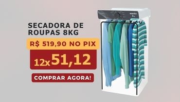 Secadora De Roupas 8Kg Comfort Wanke Branco