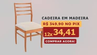  Cadeira Dubai Em Madeira Scapin Amendoa