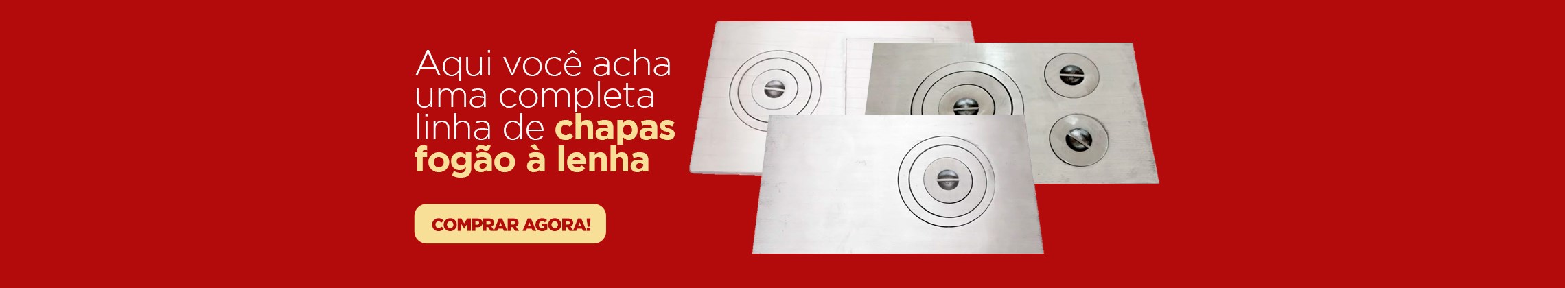 Chapas de fogão a lenha