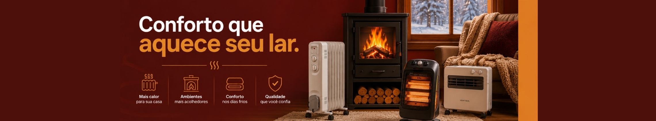 Eletrolar - Confira os produtos para aquecer seu inverno! Conforto para seu lar!