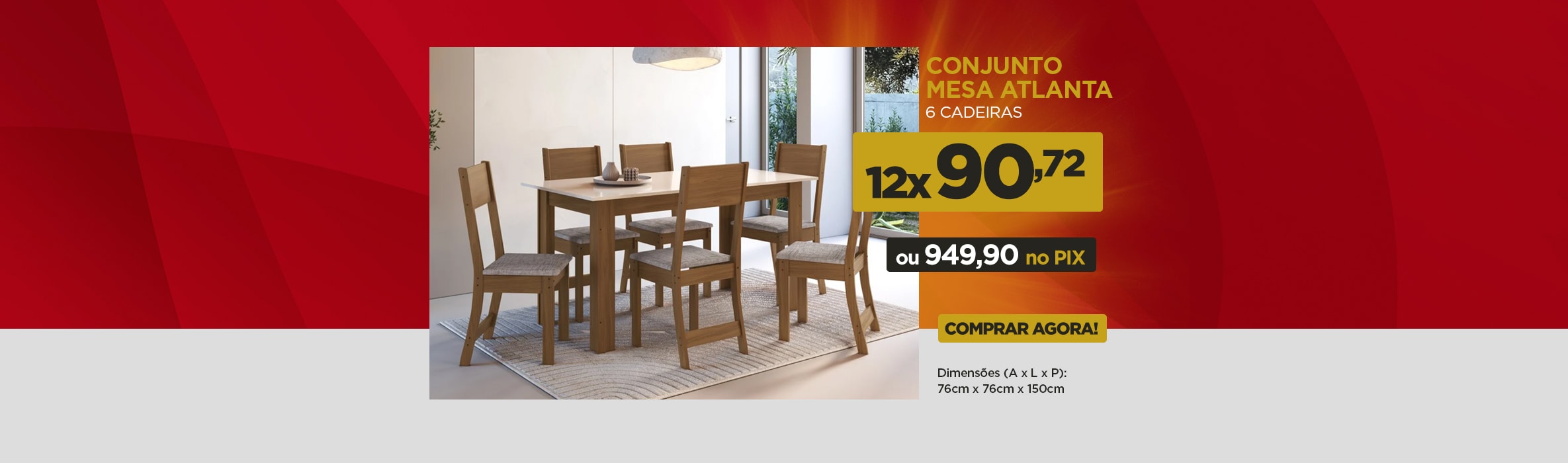 conjunto de mesa