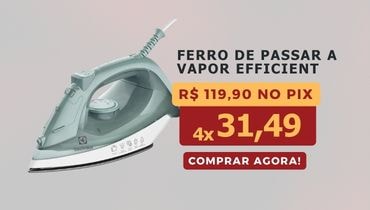 Ferro De Passar A Vapor Efficient 220V Verde
