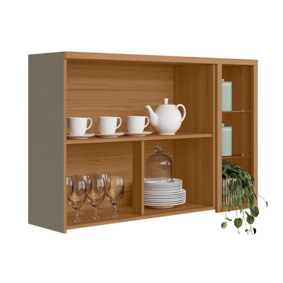 Aereo 120Cm Allure Linea Brasil Jequitiba/Gris Fosco