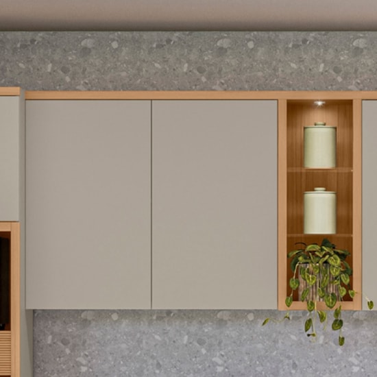 Aereo 120Cm Allure Linea Brasil Jequitiba/Gris Fosco