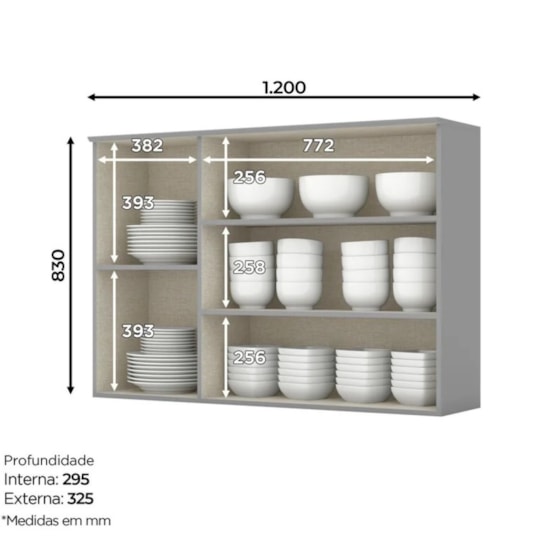 Aereo 3P 120 Americana  Henn Cinza Aereo 3P 120 Americana  Henn Cinza