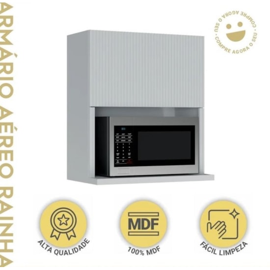 Aéreo 70Cm Forno Rainha Nesher Branco