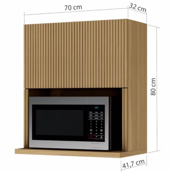 Aéreo 70Cm Forno Rainha Nesher Nature