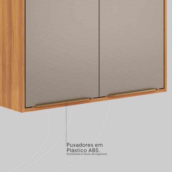 Aereo 80Cm 2 Portas Plena Demobile Cinamomo Nude Prime