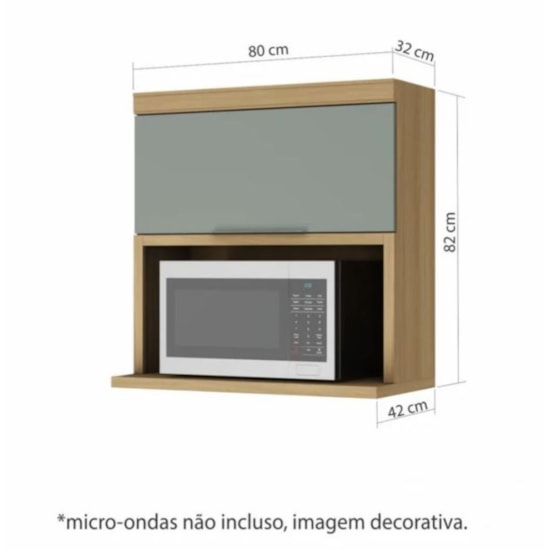 Aereo 80Cm Forno Marquesa Nesher Nature Verde