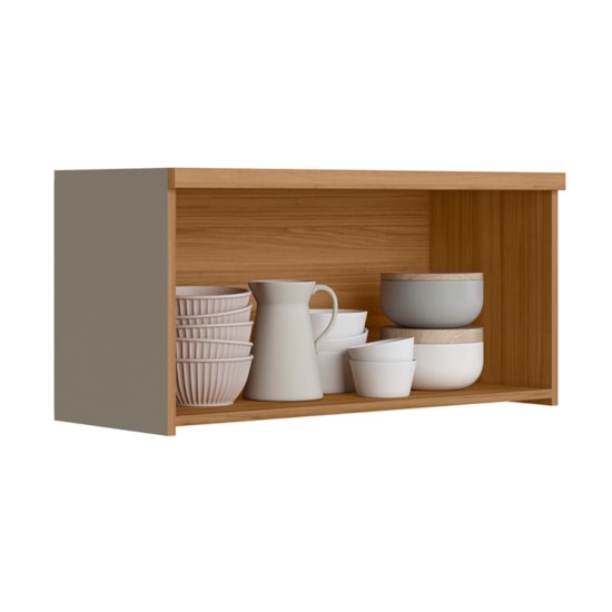 Aereo 80Cm Simples  Allure Linea Brasil Jequitiba/Gris Fosco