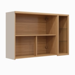 Aereo Duplo 120Cm Allure Linea Brasil Jequitiba/Gris Fosco