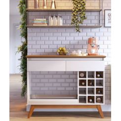 Aparador Classic 165Cm Imcal Off White Nature Aparador Classic 165Cm Imcal Off White Nature