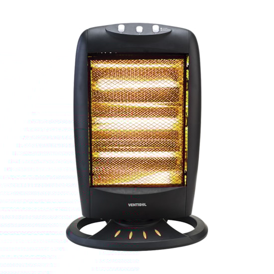 Aquecedor Halogeno OscilanteAh02i-00 220V Ventisol Preto