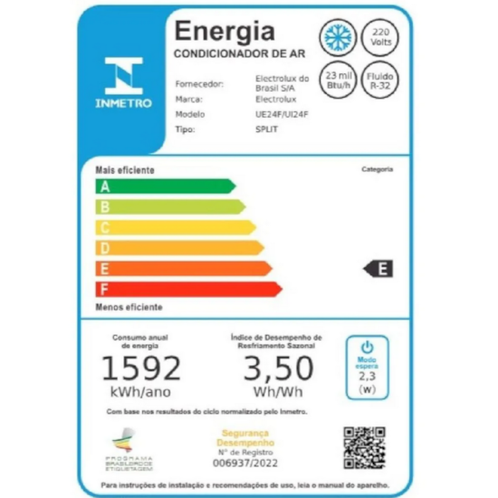 Ar Condicionado 23000 Btu Frio Color Adapt Electrolux Ar Condicionado 23000 Btu Frio Color Adapt Electrolux