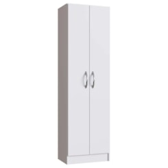 Armário Multiuso 2 Portas Milano Irm Branco Armário Multiuso 2 Portas Milano Irm Branco