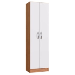 Armário Multiuso 2 Portas Milano Irm Freijó Branco Armário Multiuso 2 Portas Milano Irm Freijó Branco