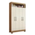 Armario Multiuso 4 Portas E Nicho Nt4040 Freijo Off White