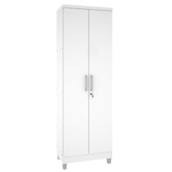 Armário Multiuso C/Chave Napole Mirarack Branco Armário Multiuso C/Chave Napole Mirarack Branco