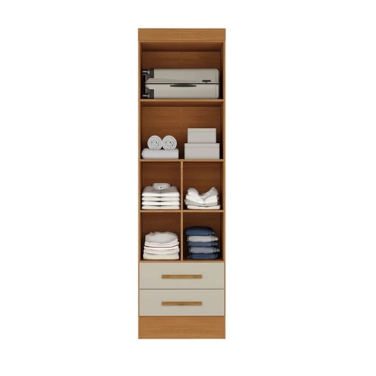 Armario Multiuso Genius 2P 2G Rodial  Cinamomo Off White
