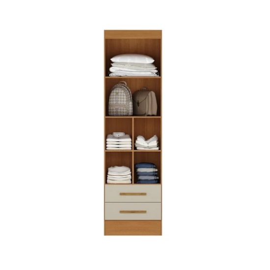Armario Multiuso Genius 2P 2G Rodial  Cinamomo Off White