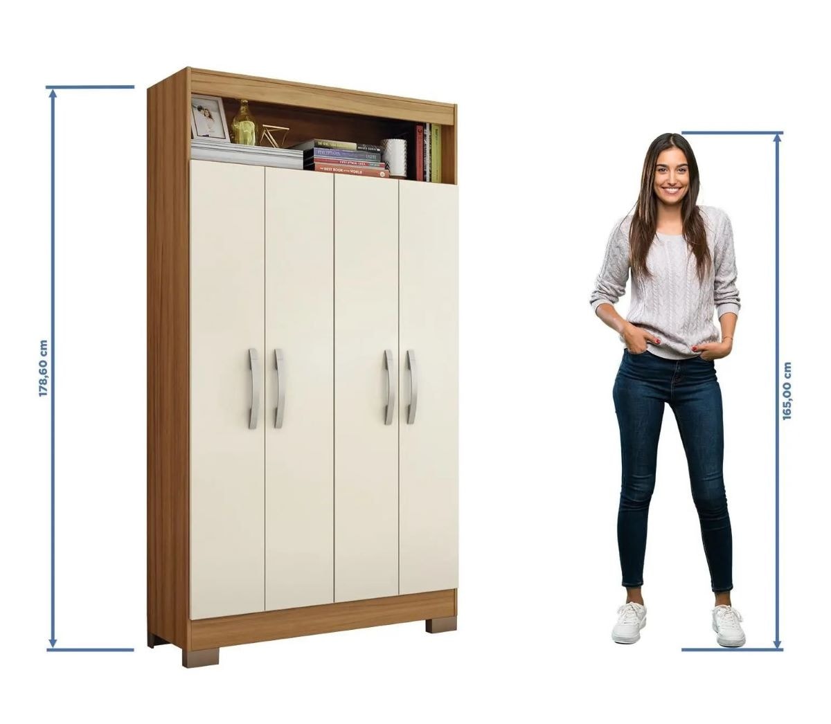 ミラノコレクション2019 2点セット Ármario Notavel Multiuso Nt4020 - Novalar