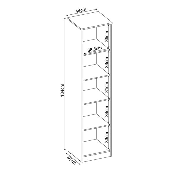 Armário Multiuso 1 porta Reflex Demóbile