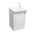 Armario Tanque 40L Base P/Torneira Granitado Branco