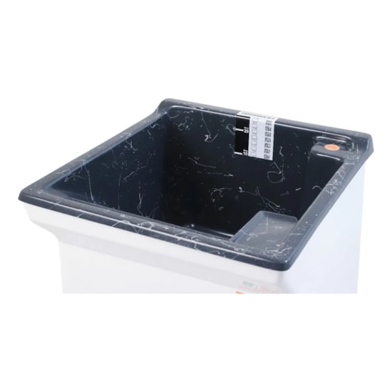 Armario Tanque Bancada Fibra 20 Litros B Granitado Preto