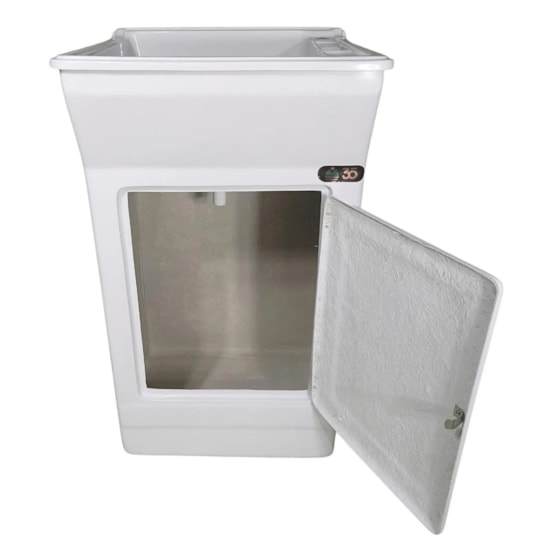 Armario Tanque Bancada Fibra 40 Litros C Branco