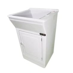 Armario Tanque Bancada Fibra 40 Litros Chicago Branco