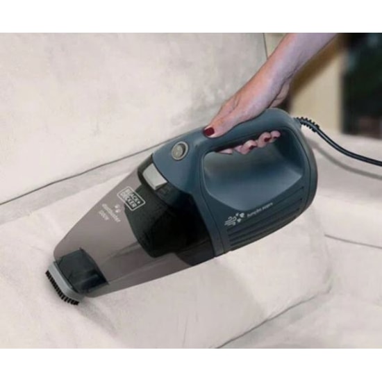 Aspirador De Pó 1200W Aps1200 Black Deck Azul Aspirador De Pó 1200W Aps1200 Black Deck Azul