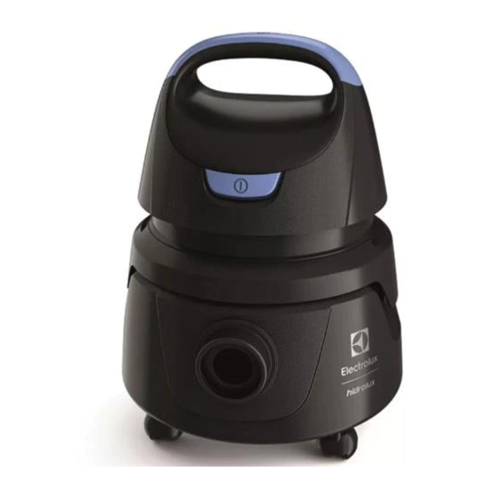 Aspirador De Pó 1400W Awd01 Eleclux 220V Preto Azul