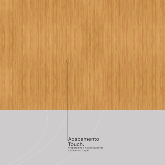 Balcão 2 Portas 80Cm Plena Demobile Cinamomo Nude Prime