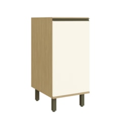 Balcão 40Cm Sem Tampo Mdf Nova Dubai Louro Freijo Champan Balcão 40Cm Sem Tampo Mdf Nova Dubai Louro Freijo Champan