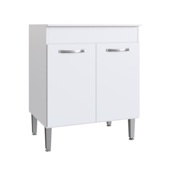 Balcão 70Cm 2 Portas Light Irm Branco Balcão 70Cm 2 Portas Light Irm Branco