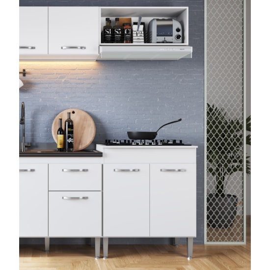 Balcão 70Cm 2 Portas Light Irm Branco Balcão 70Cm 2 Portas Light Irm Branco