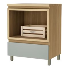 Balcão 70Cm Forno Rainha Nesher Nature Verde Balcão 70Cm Forno Rainha Nesher Nature Verde