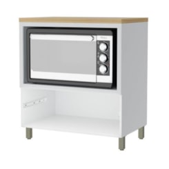 Balcão 80Cm Forno Marquesa Nesher Branco Nature