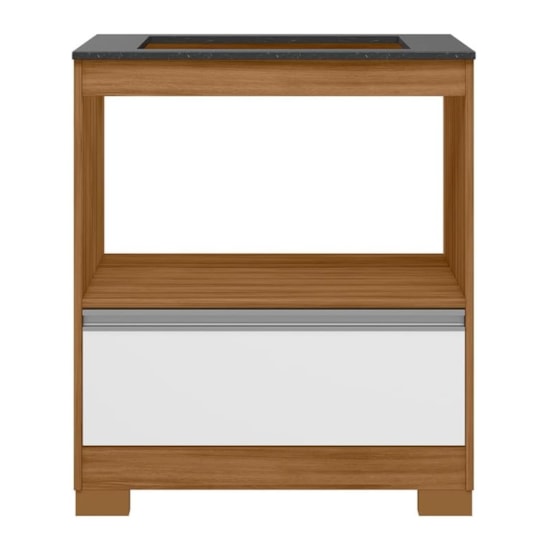 Balcão Cooktop Nt3110 Notável Freijó Trend Branco Balcão Cooktop Nt3110 Notável Freijó Trend Branco