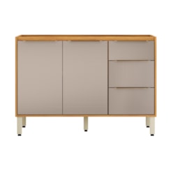 Balcao De Pia 120Cm Plena Demobile Cinamomo Nude Prime