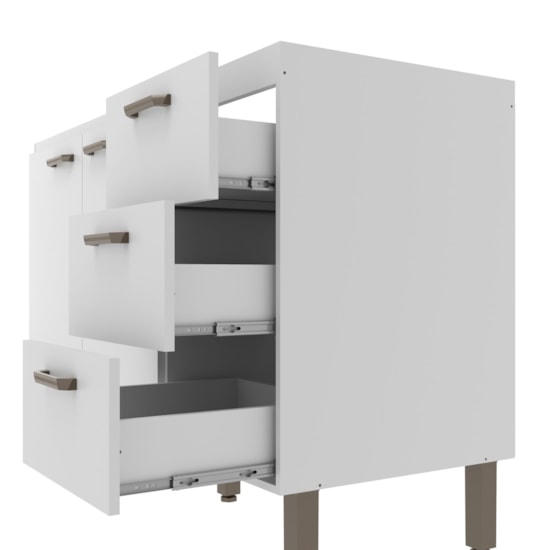 Balcao Para Pia 120Cm Firenze Moveis Sul Branco Balcao Para Pia 120Cm Firenze Moveis Sul Branco