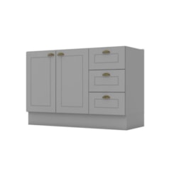 Balcão Pia 1,20 Metros Americana Henn Cinza