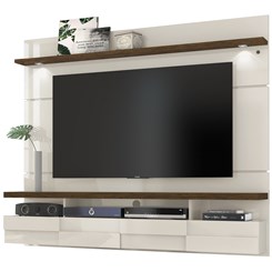 Bancada Suspensa Lana 1,80M Madetec Tv60 Off White / Savana