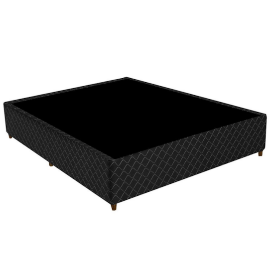 Base Box Casal Universal Gazin 138X188x27 Preto