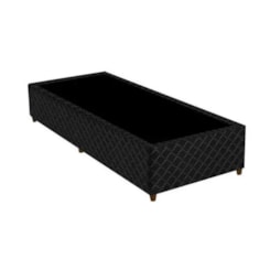 Base Box Casal Universal Gazin 79X198x27 Preto Base Box Casal Universal Gazin 79X198x27 Preto