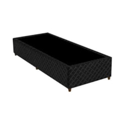 Base Box Casal Universal Gazin 79X198x27 Preto