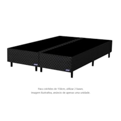 Base Box Casal Universal Gazin 79X198x27 Preto Base Box Casal Universal Gazin 79X198x27 Preto
