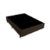 Base Box Casal Universal Suede Liso 138X188x27cm Gazin Marrom
