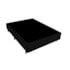 Base Box Casal Universal Suede Liso 138X188x27cm Gazin Preto