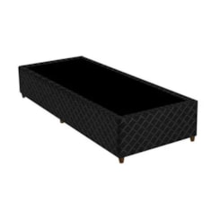 Base Solteiro Universal 0,88X188x27cm Gazin Preto